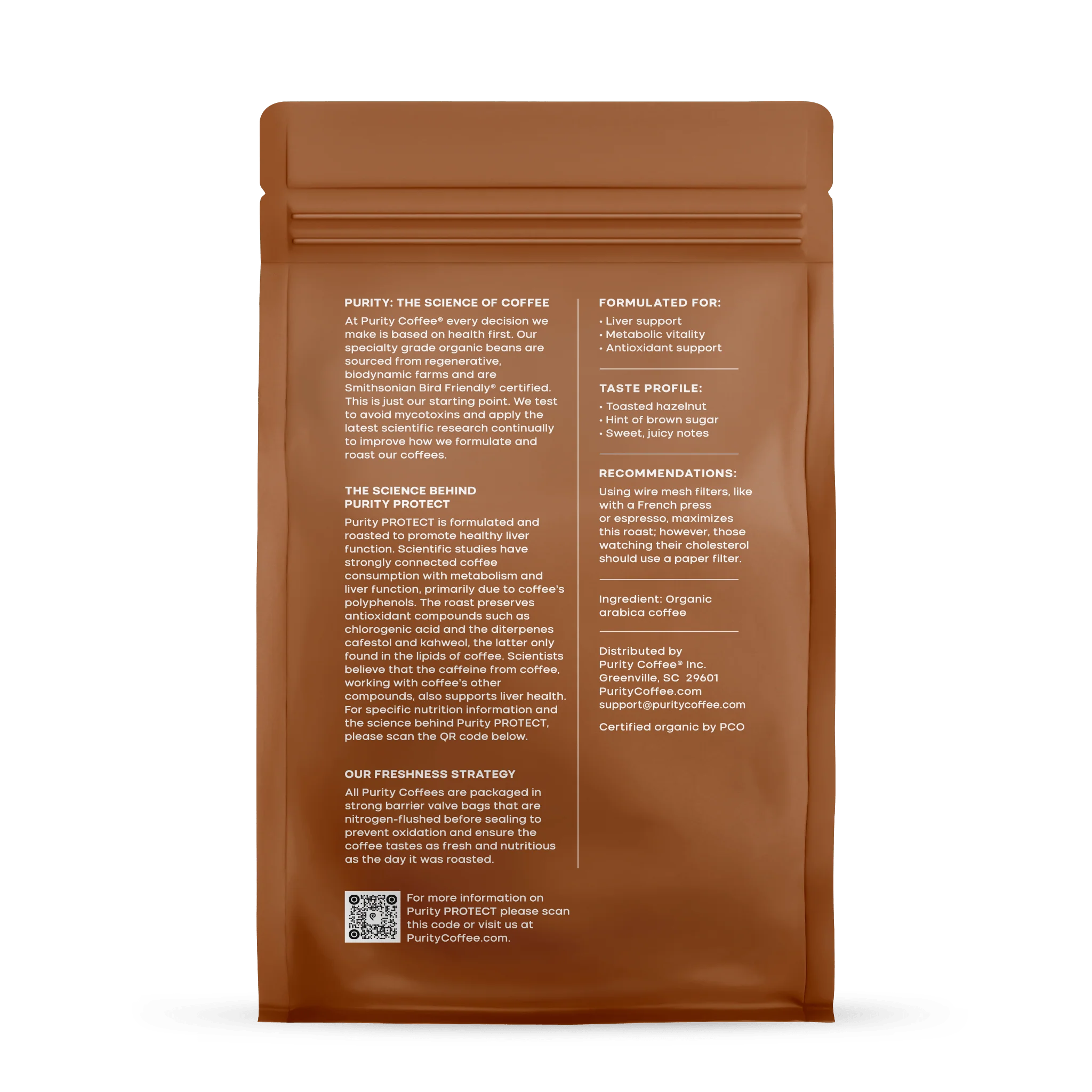 PROTECT: Light-Medium Roast Whole Bean Coffee - Image 3