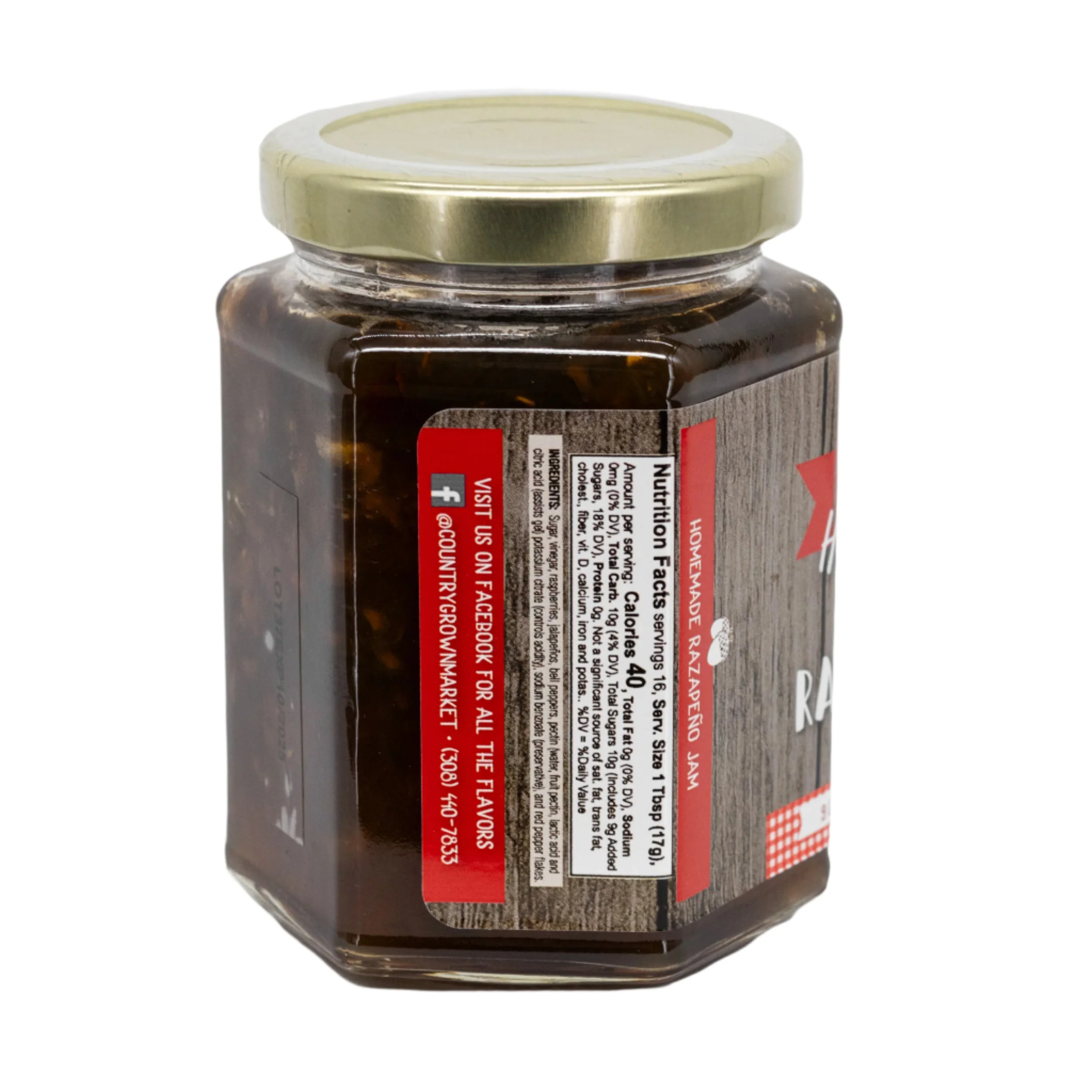 Razapeño Jam | 8 oz. Jar | Pack of 3 | Raspberry & Jalapeno Jam | Fruity Spice | Made in Ravenna, NE | Nutt Family Jams and Jellies - Image 3