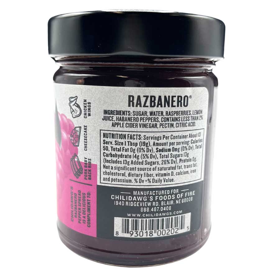 Razbanero Pepper Spread | 9 oz | Gluten Free | Chili Dawg's Foods of Fire - Image 2
