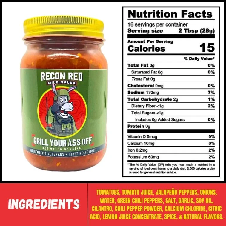 Recon Red Mild Salsa - Image 6