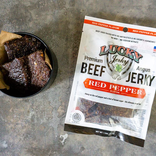 Red Pepper Beef Jerky | 1.5 oz. Bag | Black Pepper & Brown Sugar Blend | Tender | Carefully Cut, Trimmed, & Seasoned | All Natural | Nebraska Beef Jerky | Quick, Healthy Snack | 6 Pack | Shipping Included - Image 5