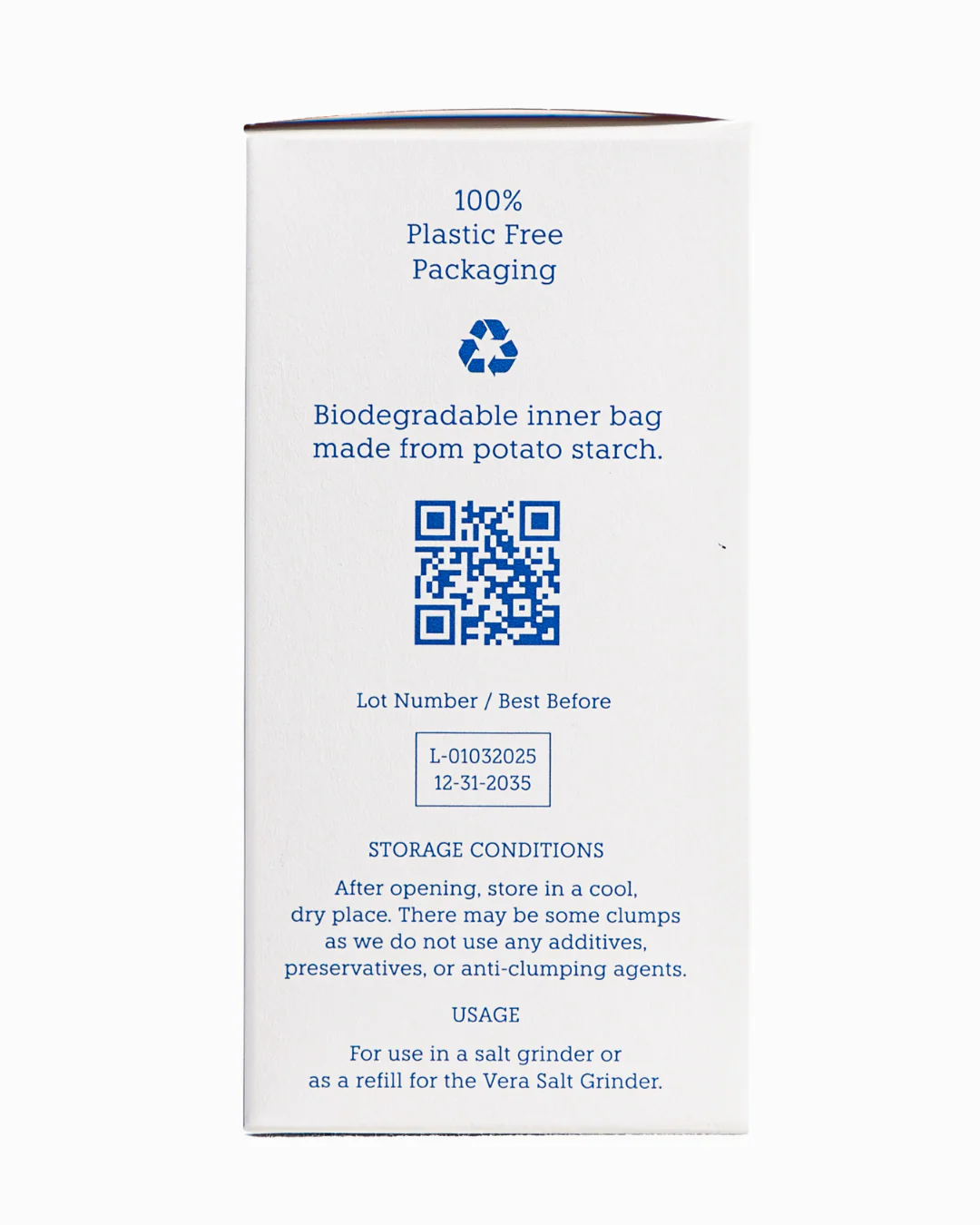 Salt Crystal Grinder Refill (350g) - Microplastic Free - Image 4