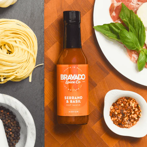SERRANO & BASIL HOT SAUCE - Image 3