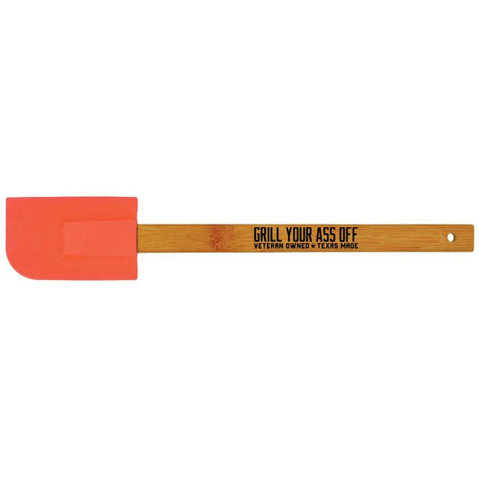 Silicone Spatula with Bamboo Handle 11 3/4" - Image 3