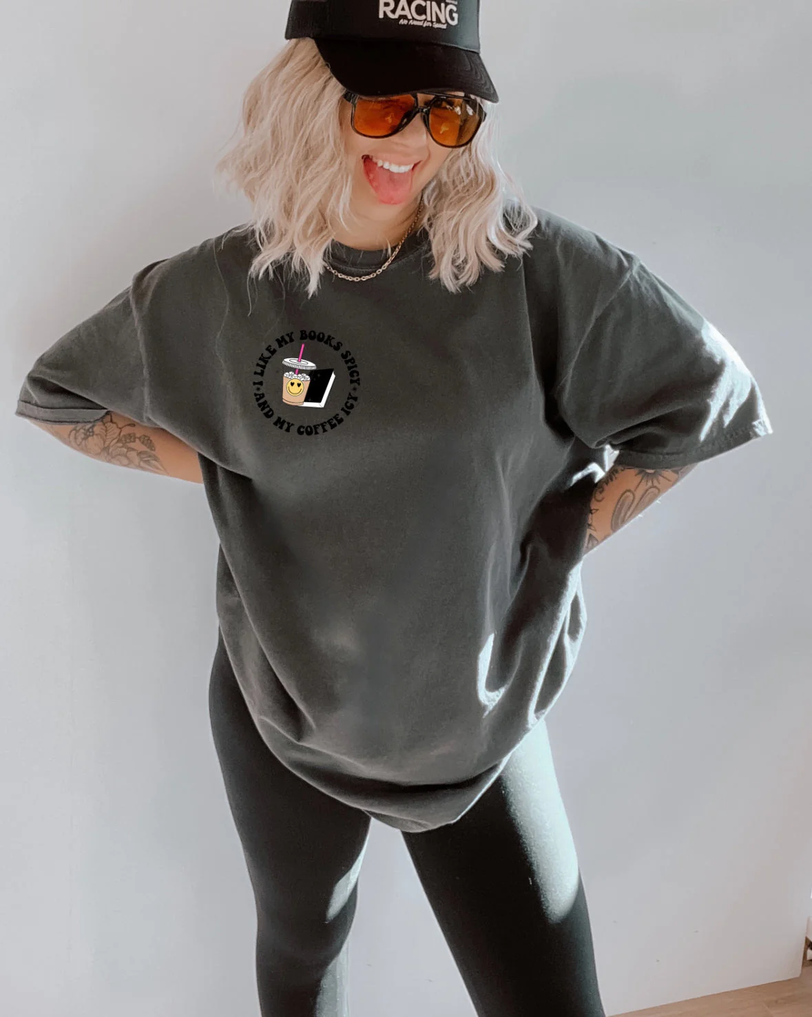 Spicy Books Graphic Tee - Image 3