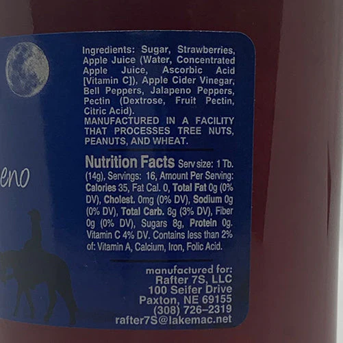 Strawberry Jalapeno Jelly | 8 oz. Jar | 3 Pack | Strawberry With Spicy Ending | Delightful Flavor | Made in Paxton, NE | Rafter 7S - Image 4
