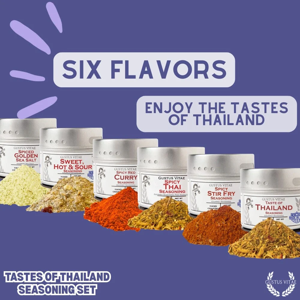 Thai Seasoning Gift Set - Tastes of Thailand - Artisanal Spice Blends Six Pack - Image 5