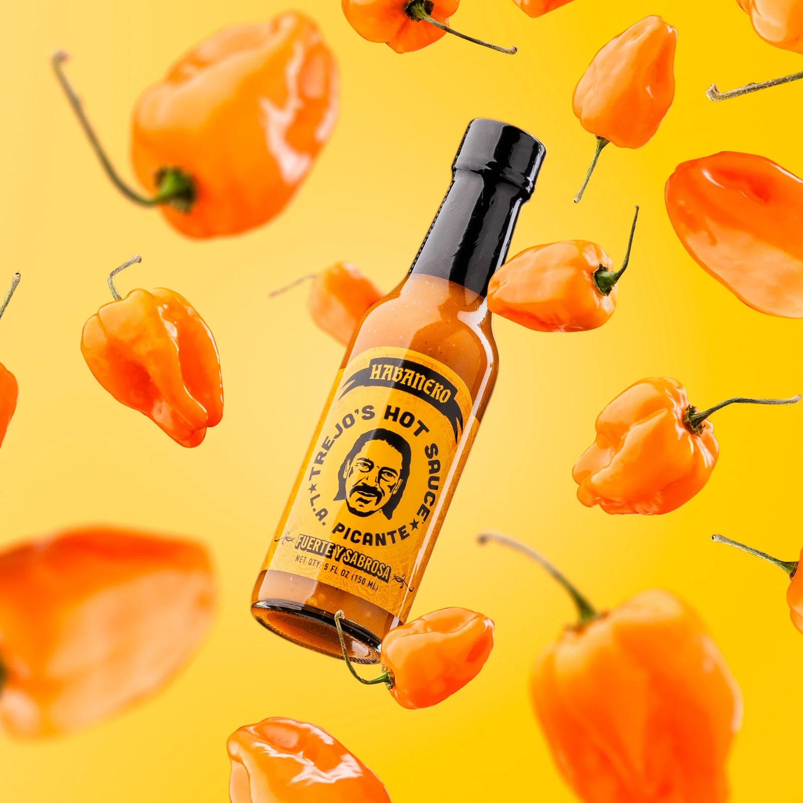 Trejo's Hot Sauce - Habanero - Image 2