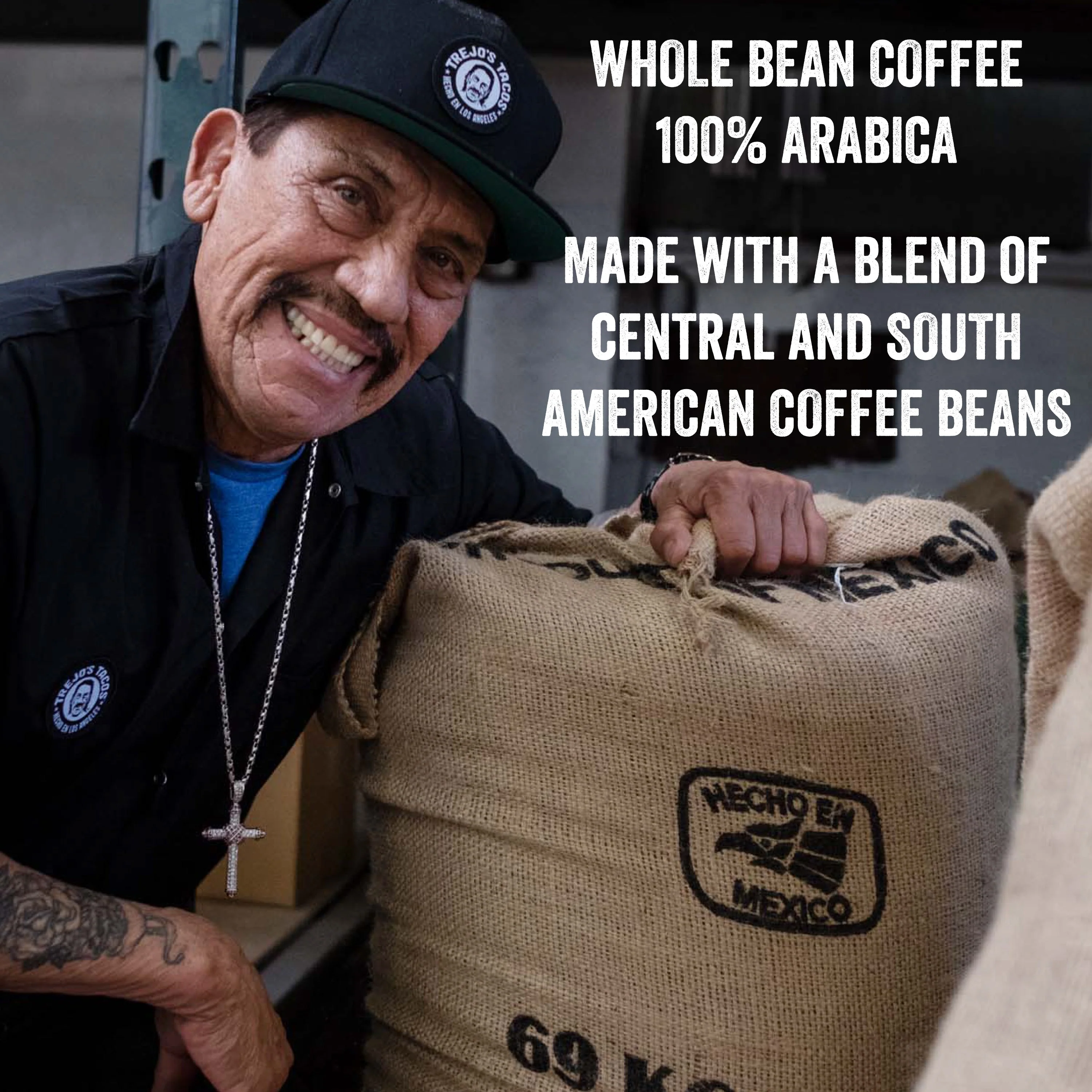 Trejo's House Blend Whole Bean Coffee - Medium Roast - Image 5