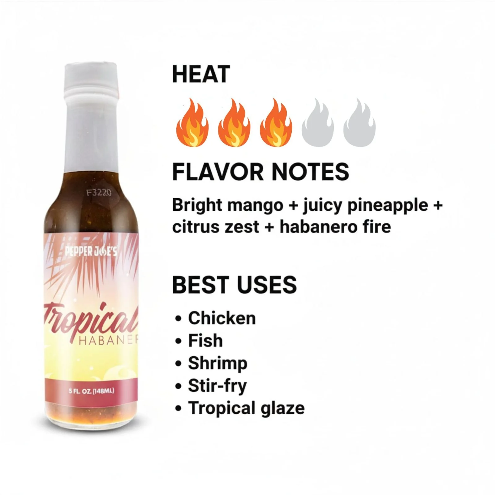 Tropical Habanero Hot Sauce - Image 4